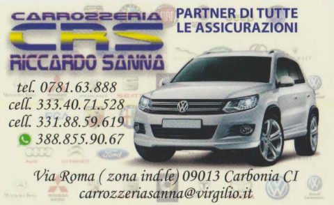 Biglietto da visita Carrozzeria Riccardo Sanna