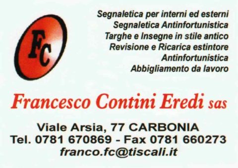 Biglietto da visita Francesco Contini Eredi