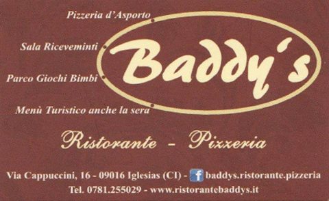 Biglietto da visita ristorante pizzeria Baddy's
